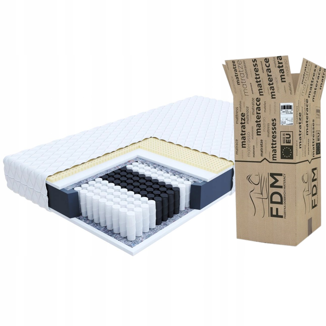 Materac multipocketowy RIMINI - 100 x 200 H3