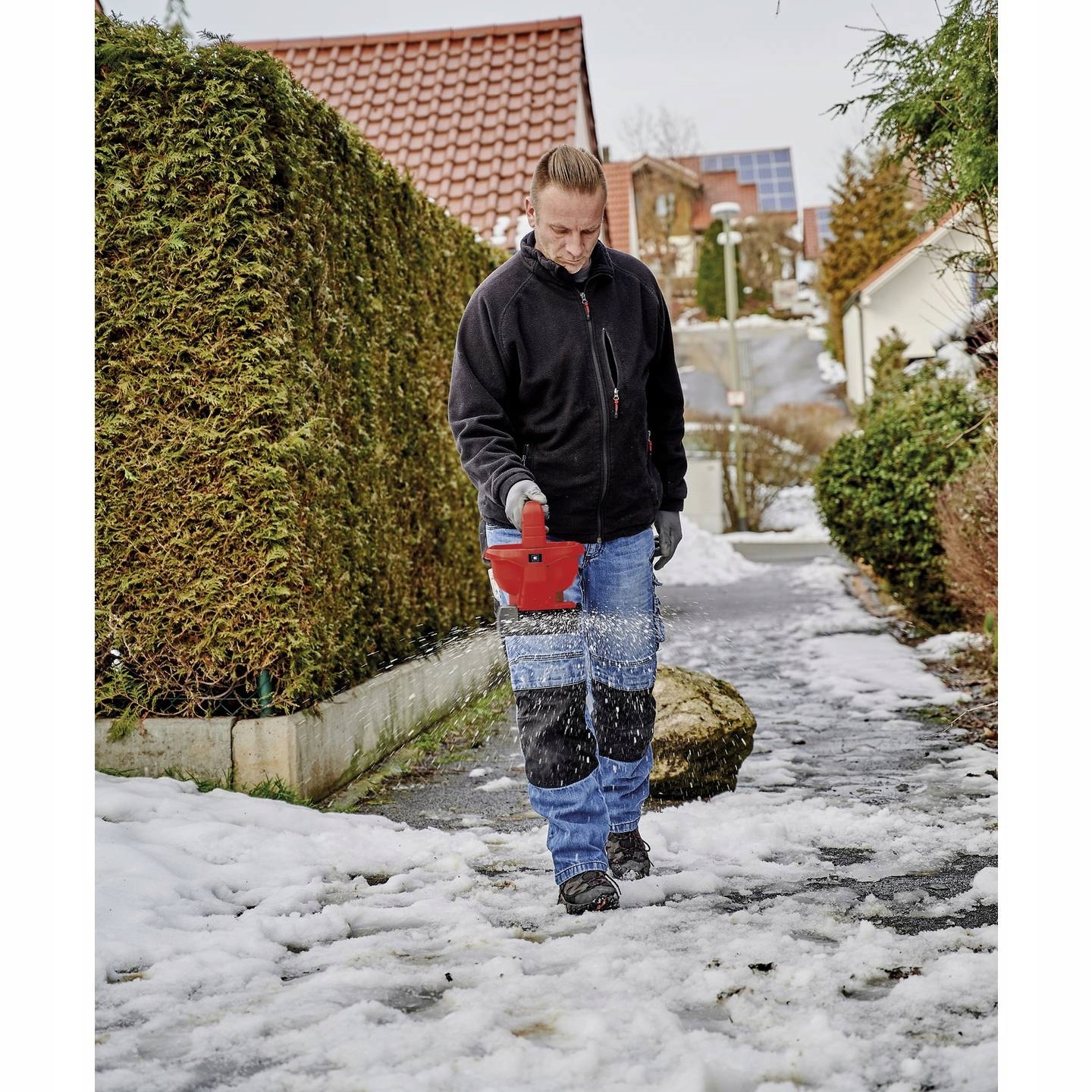 Siewnik AKUMULATOROWY 3L ROZRZUTNIK RĘCZNY nawozu TRAWY nasion AUTOMATYCZNY