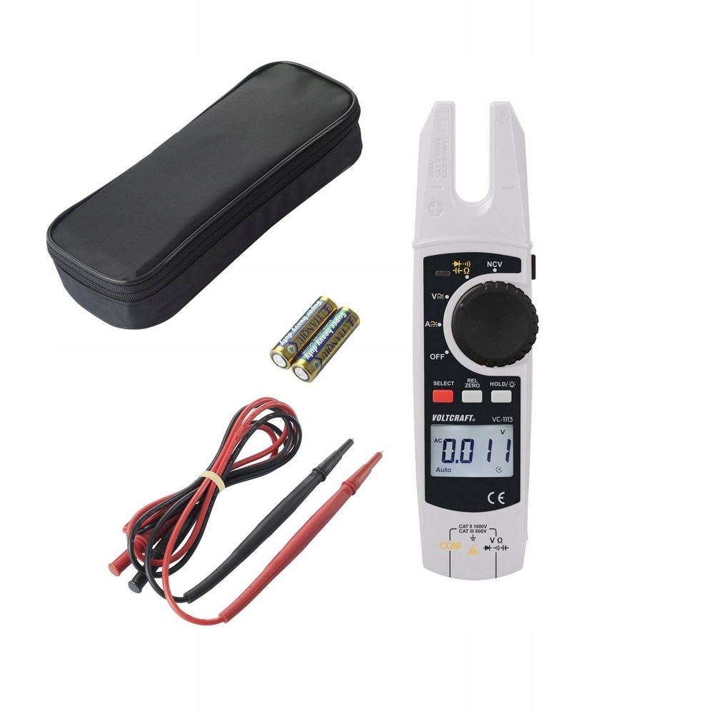 Miernik cęgowy MULTIMETR specjalistyczny WYŚWIETLACZ CAT II 1000 V True RMS