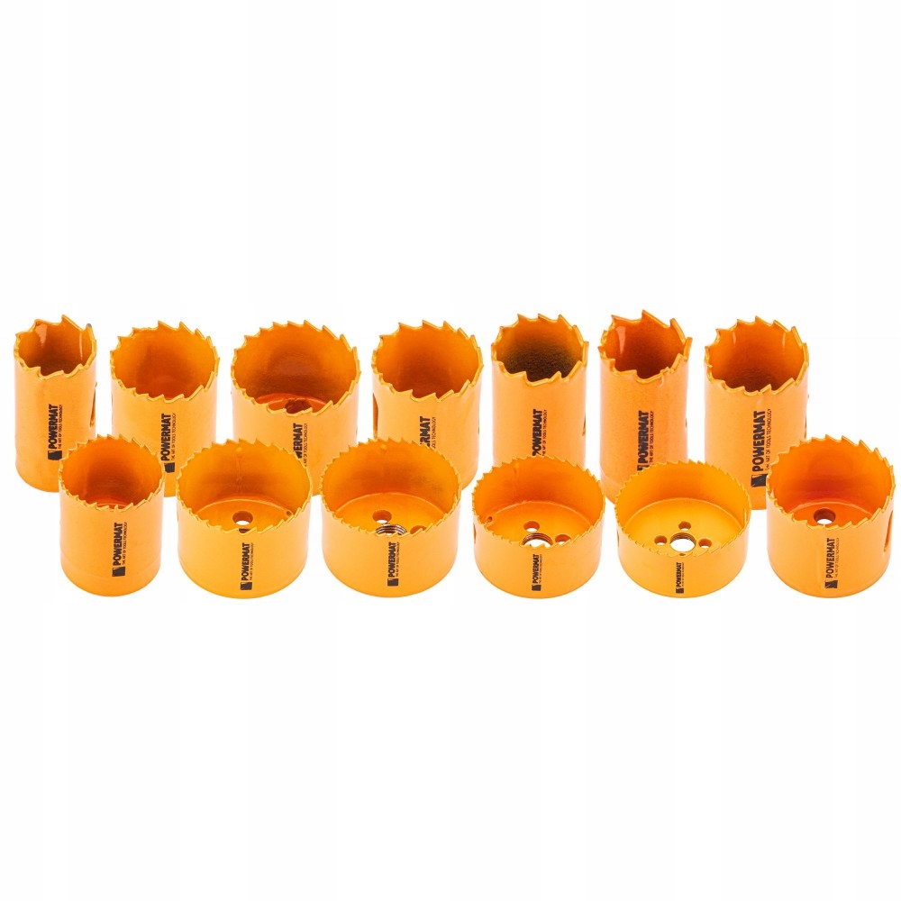 Otwornice do metalu drewna bimetal otwornica ZESTAW otwornic 17 elementów