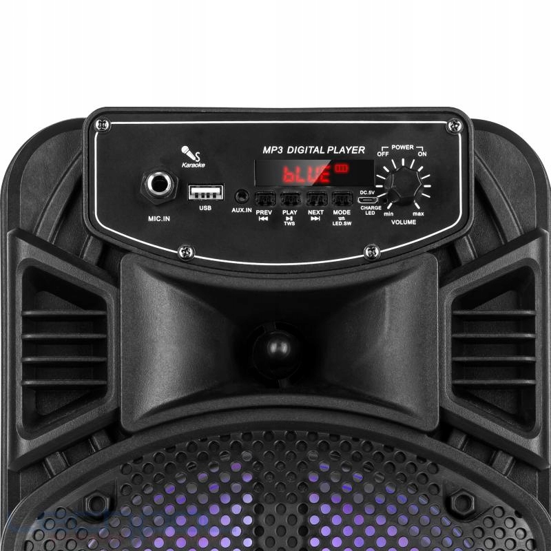 Głośnik Bluetooth TWS USB SD AUX FM KARAOKE