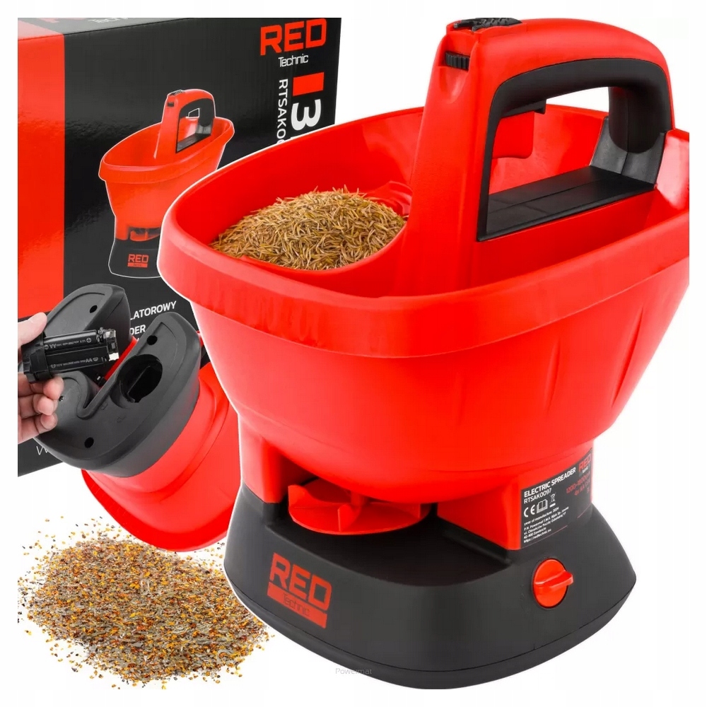 Siewnik ROZSIEWACZ do trawy NASION nawozu 3L AUTOMATYCZNY