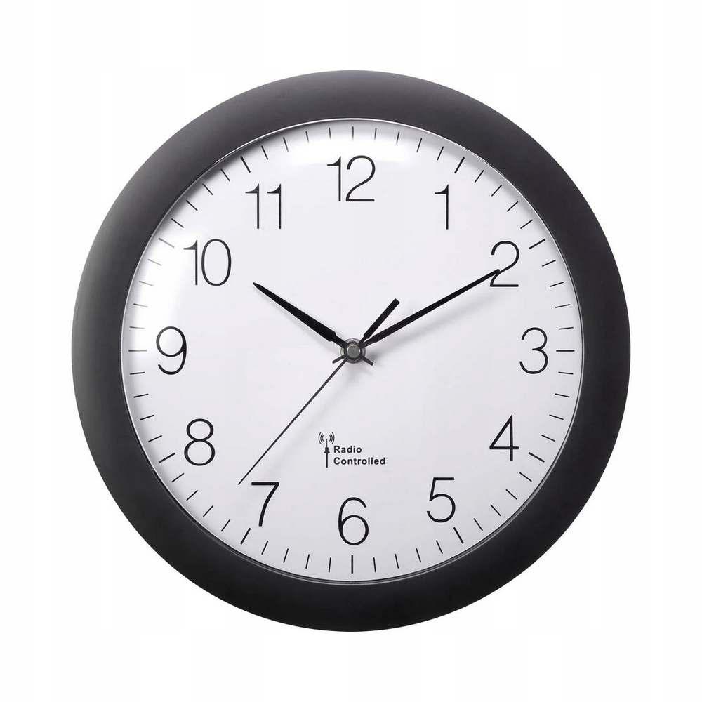 Zegar ścienny sterowany radiowo DCF77 automat 30cm