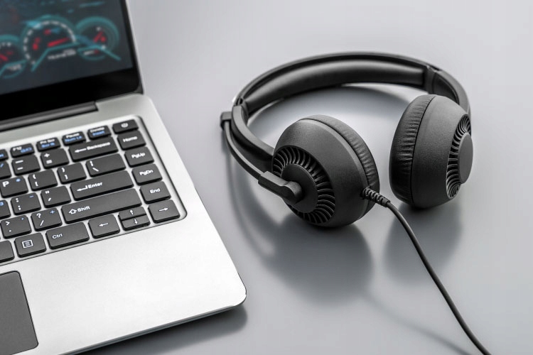 Słuchawki z mikrofonem do komputera KOMPUTEROWE