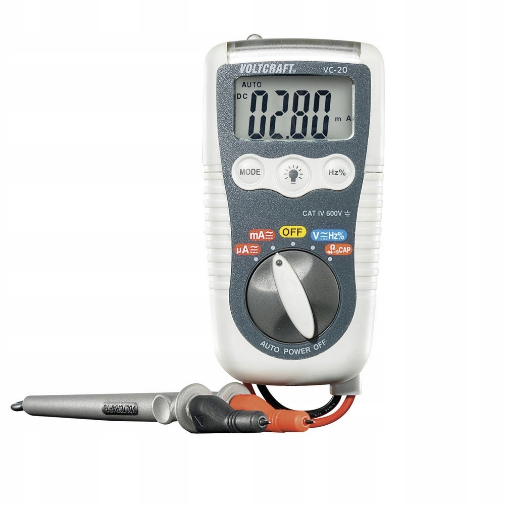 Multimetr MIERNIK CAT IV cyfrowy specjalistyczny 600 V latarka IP 54 TESTER