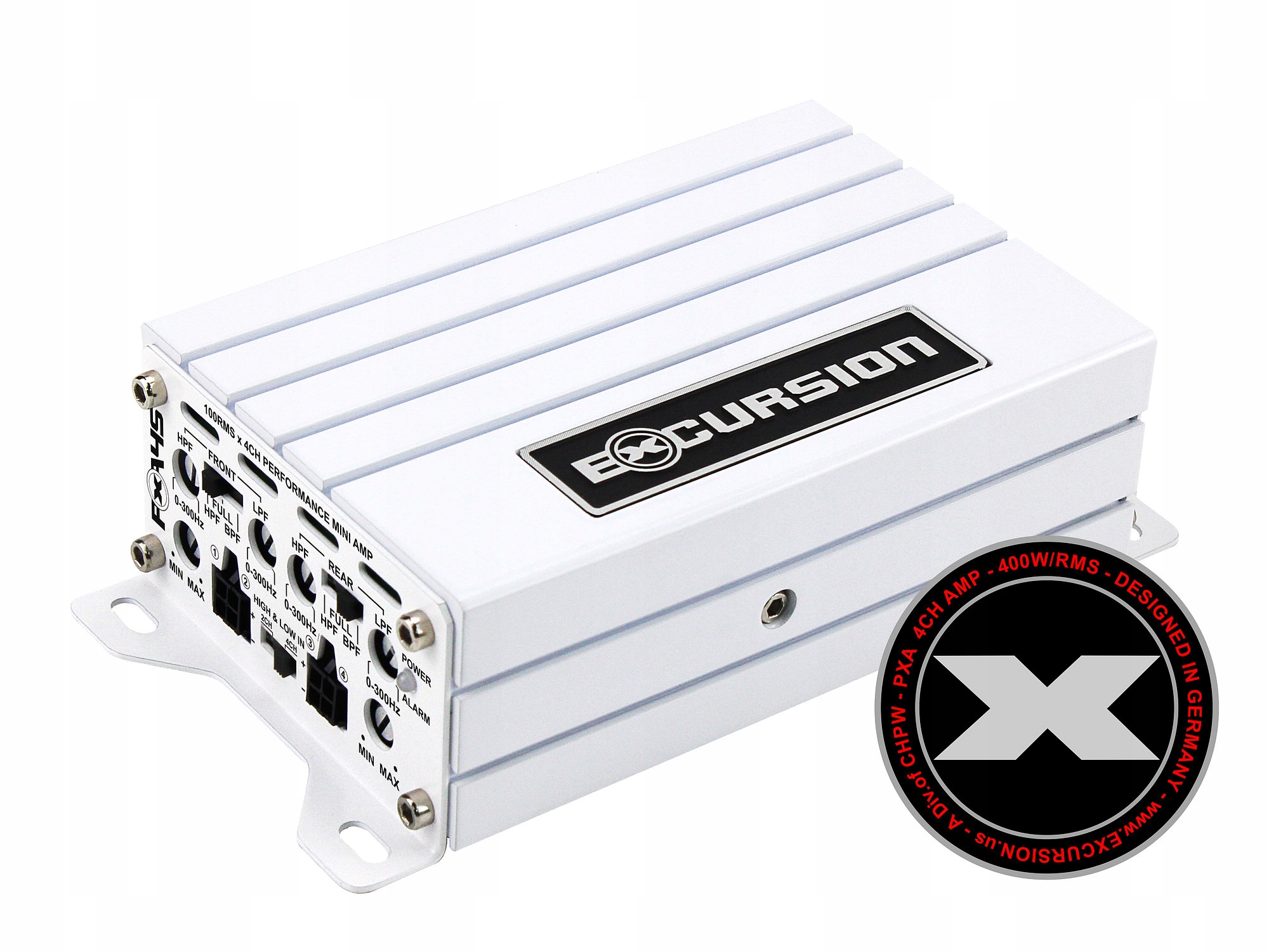 WZMACNIACZ Excursion do systemów fabrycznych 4 kanały 4x 100W 2x 200W FRD