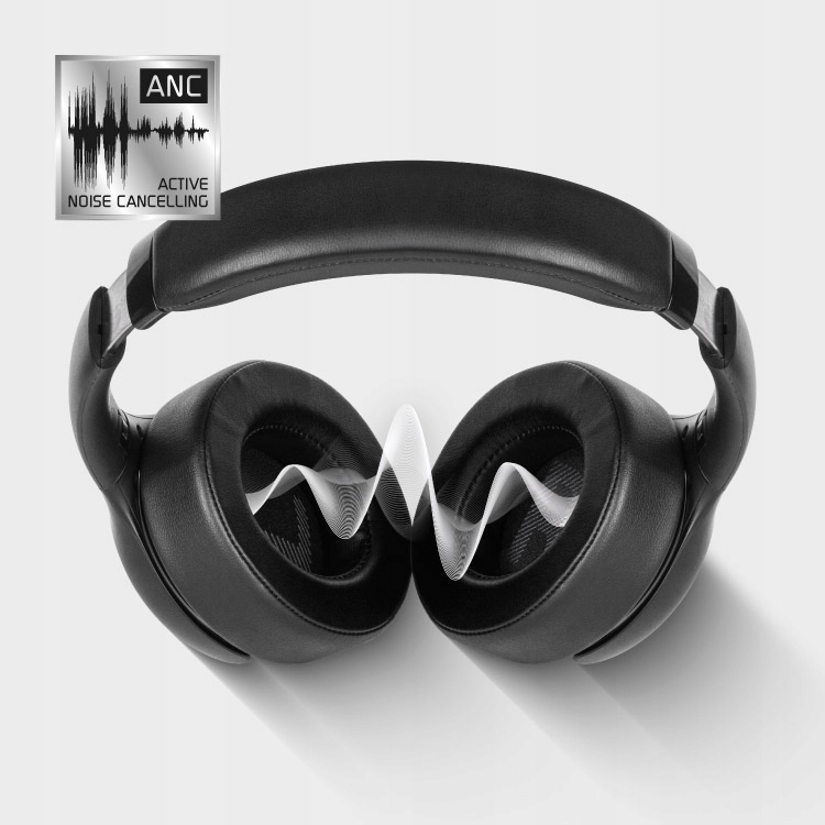 Słuchawki BEZPRZEWODOWE Bluetooth ANC K&M mikrofon