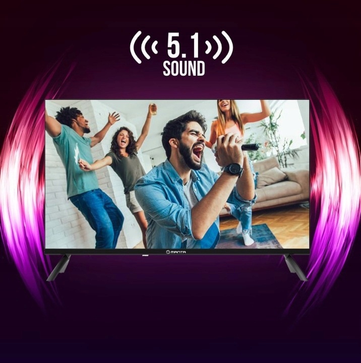 Telewizor Manta 32" LED HD SMART TV Android WiFi APLIKACJE HDMI USB Ci