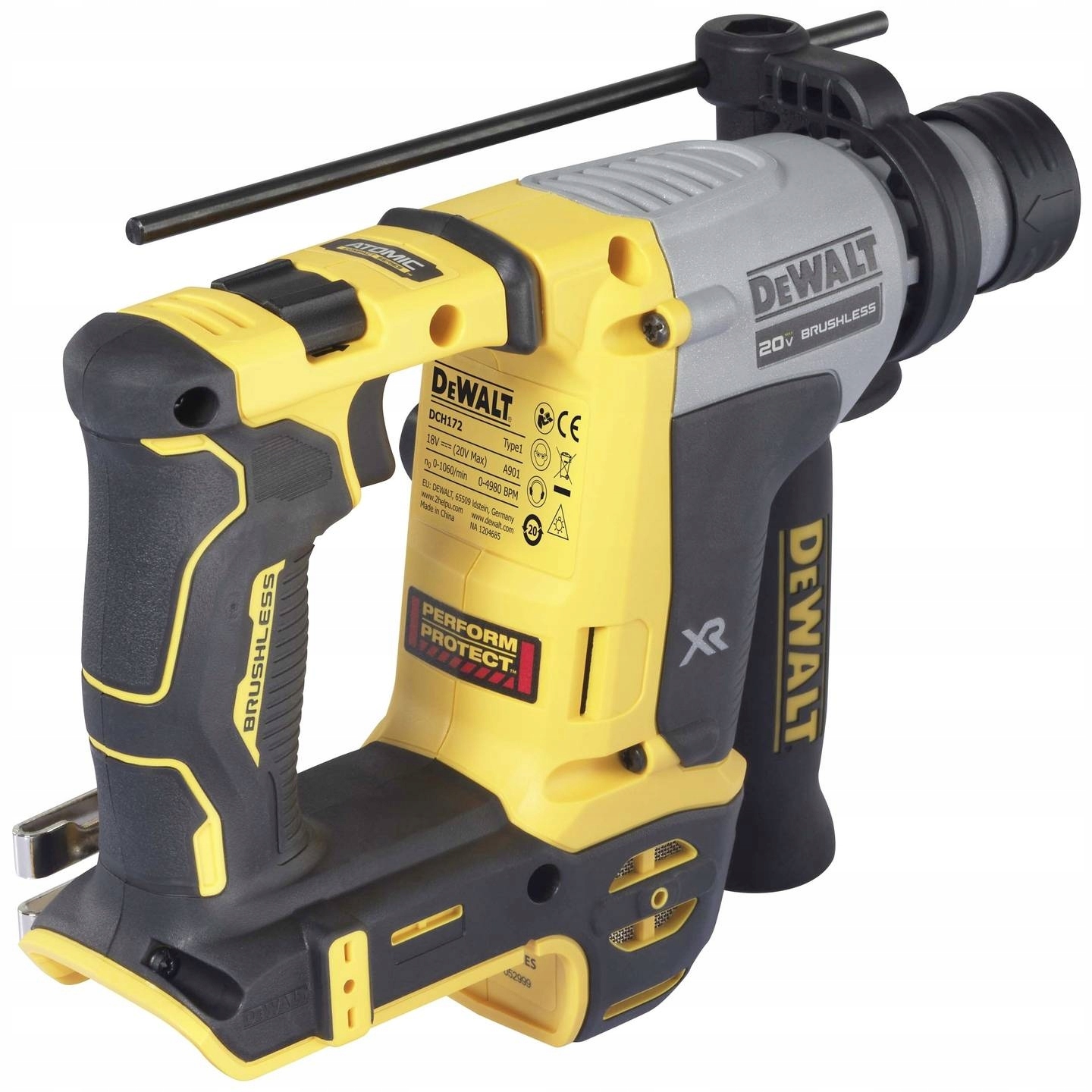 Młotowiertarka AKUMULATOROWA 650W młot udarowy 1.4J SDS-Plus DeWALT