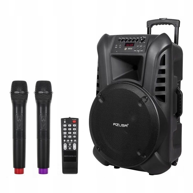 Głośnik Bluetooth KOLUMNA MIKROFON KARAOKE USB SD