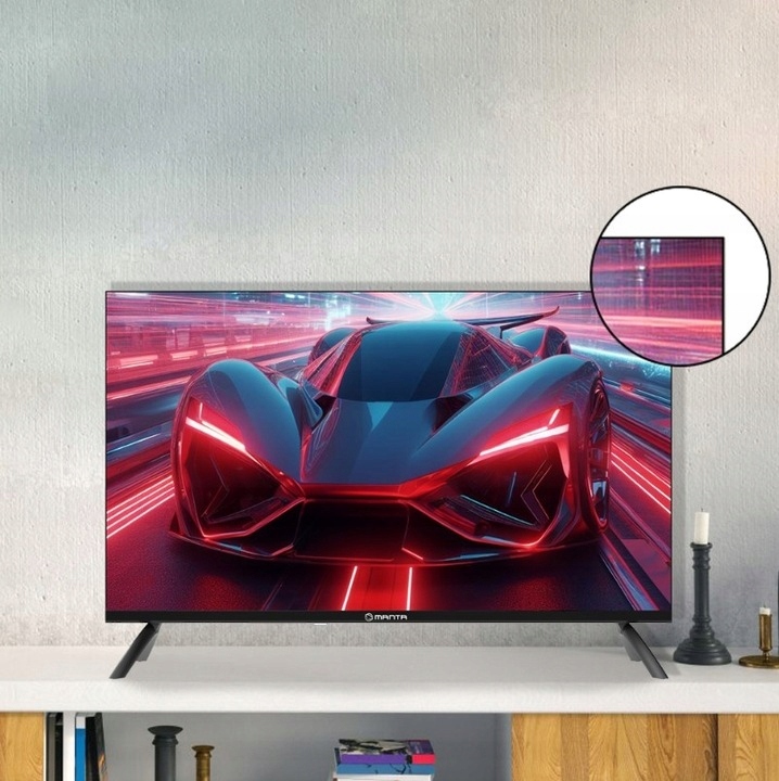 Telewizor Manta 32" LED HD SMART TV Android WiFi APLIKACJE HDMI USB Ci