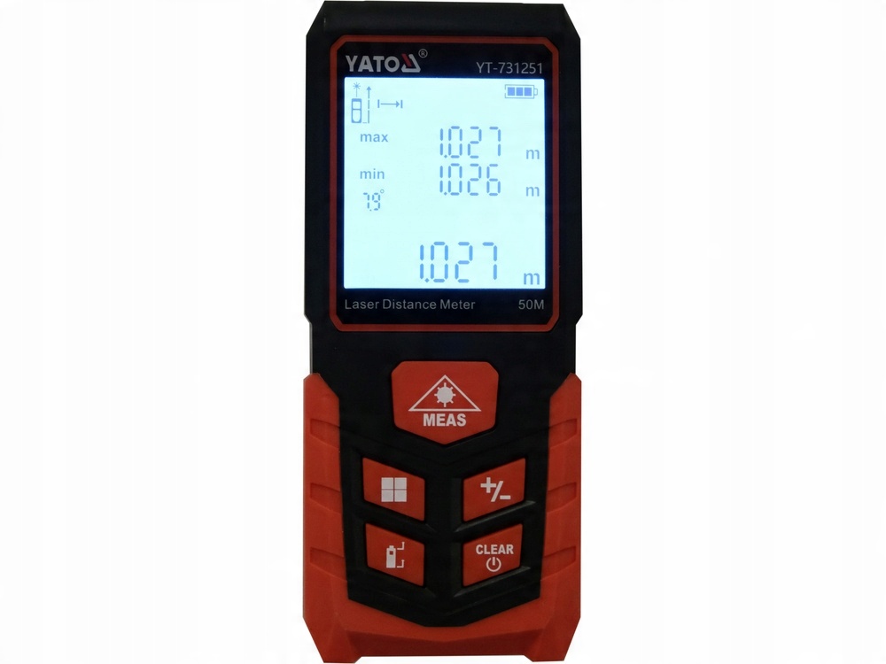 Dalmierz LASEROWY cyfrowy MIERNIK ODLEGŁOŚCI 50m pomiar odległości kubatury
