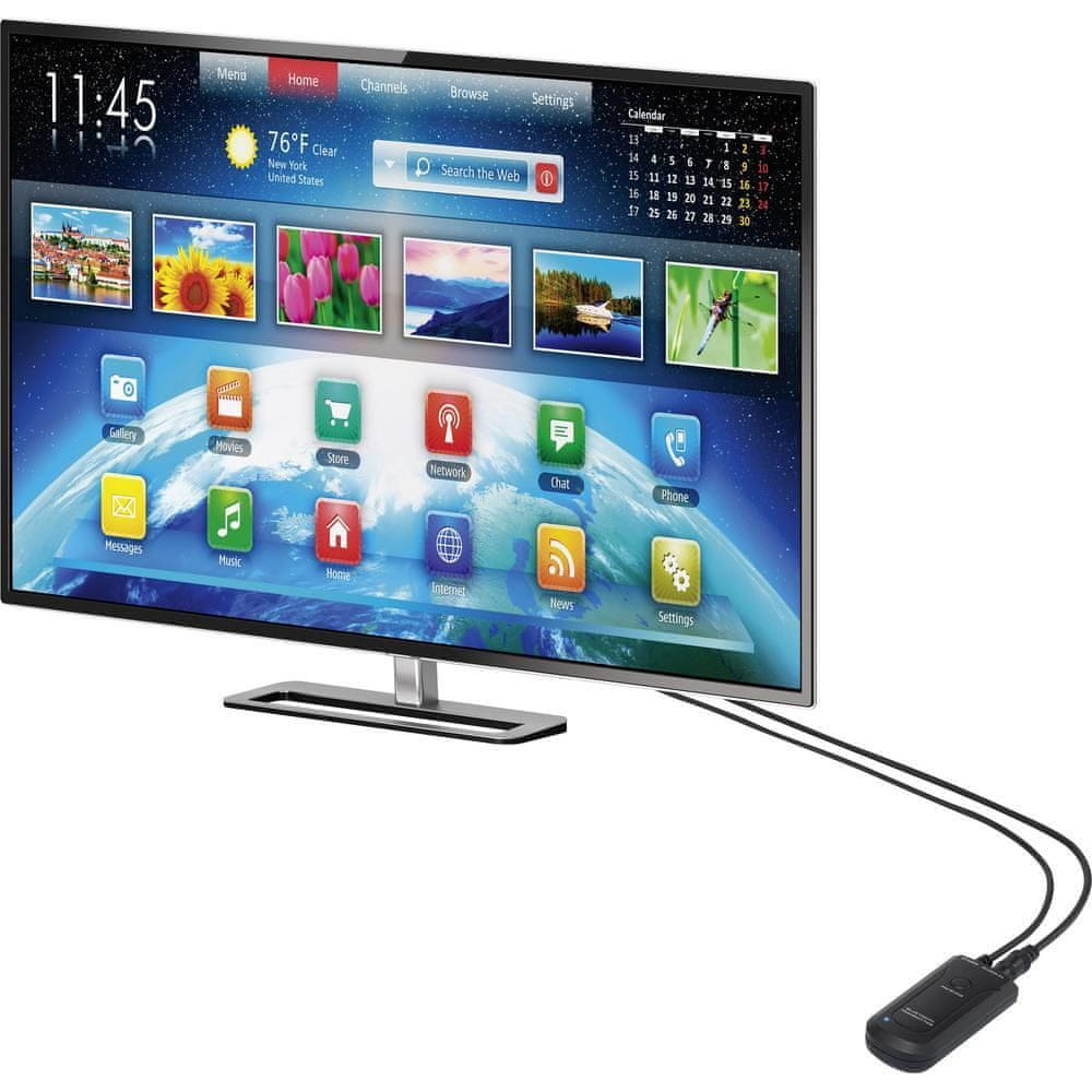 Nadajnik TRANSMITER adapter Bluetooth audio Jack 3.5 mm technologia AptX