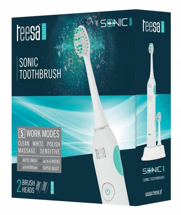 Szczoteczka SONICZNA do zębów wybielanie