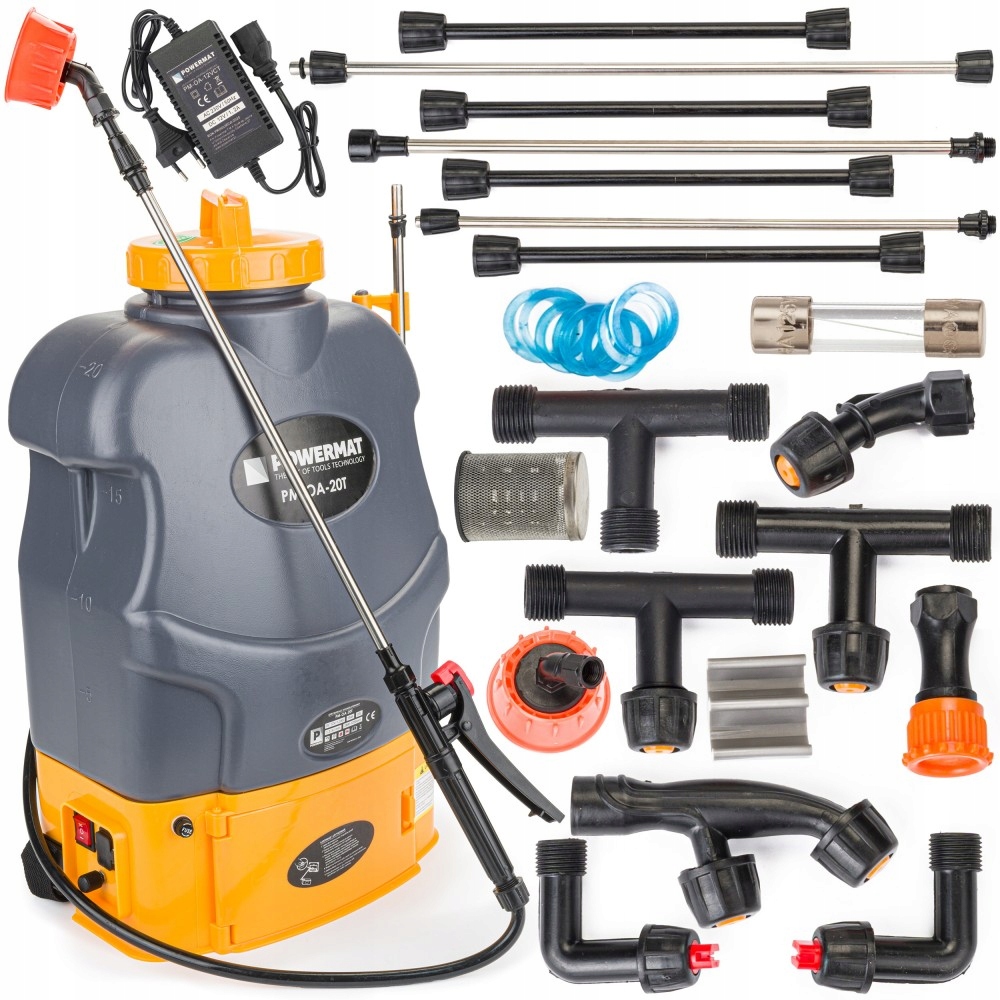 Opryskiwacz akumulatorowy 20L 4,5bar lanca do opryskiwania roślin i krzewów