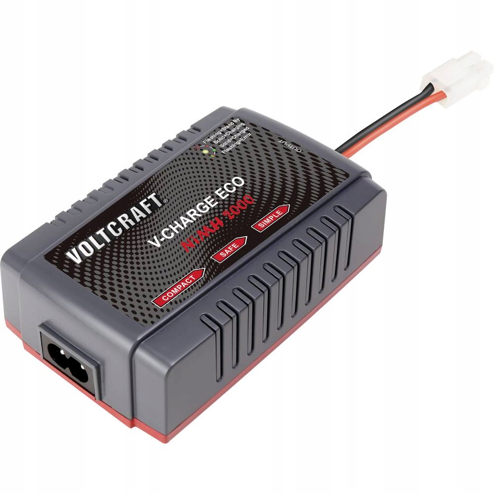 Ładowarka MODELARSKA do akumulatorów NiMH NiCd 25W 2A Plug & Play VOLTCRAFT