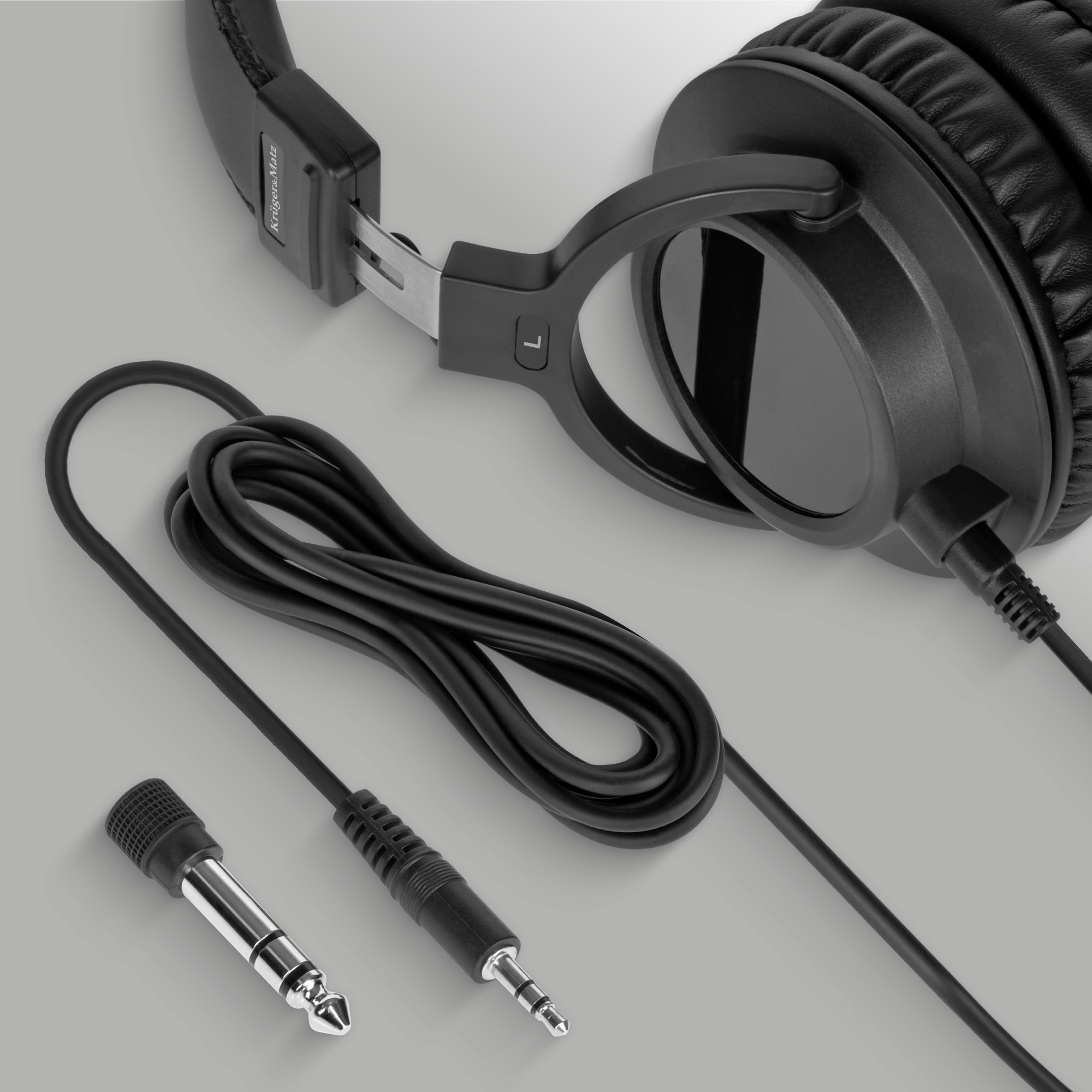 Słuchawki STUDYJNE dla DJ nauszne Kruger Matz doskonałe brzmienie 106db