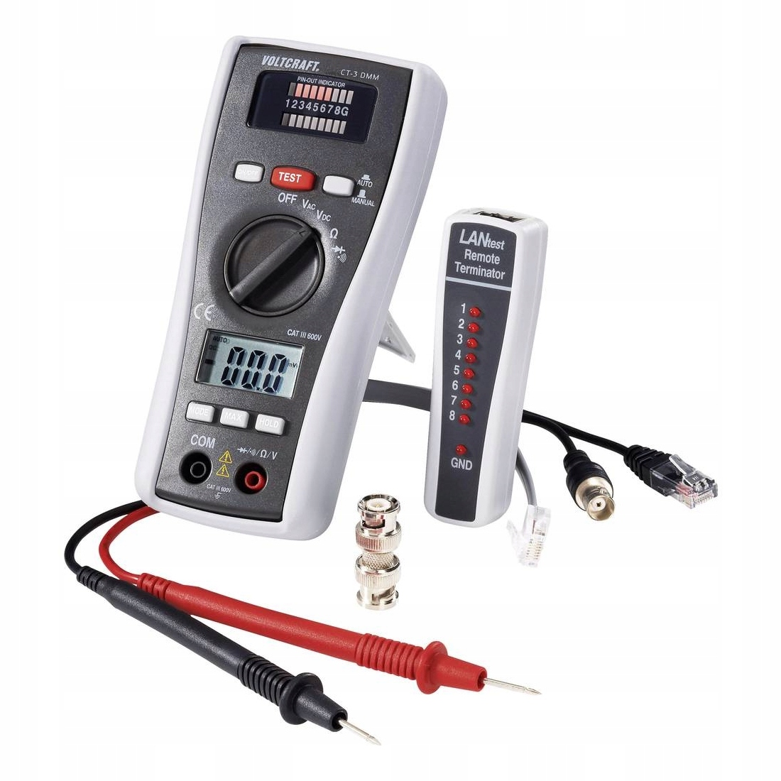 Tester kabli LAN tester sieci Multimetr