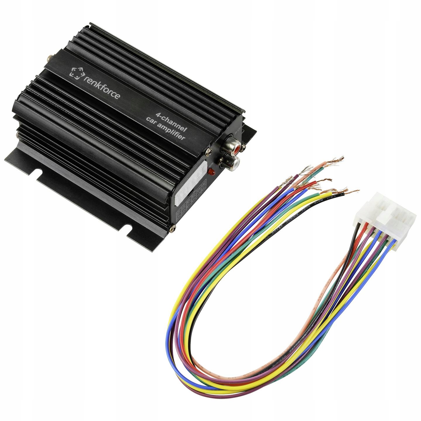 Wzmacniacz samochodowy Bluetooth USB 4 kanały 200W