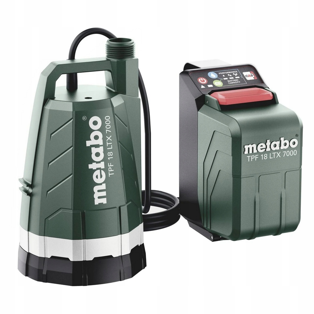 Pompa do wody AKUMULATOROWA głębinowa ZATAPIALNA Metabo 7000 l/h