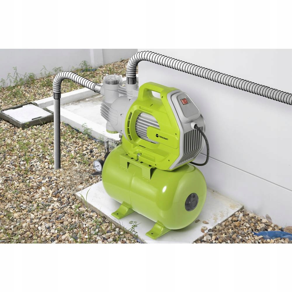 HYDROFOR POMPA do wody ZBIORNIK 24L 5.3 BAR MANOMETR 6000 l/h 230V 1300W