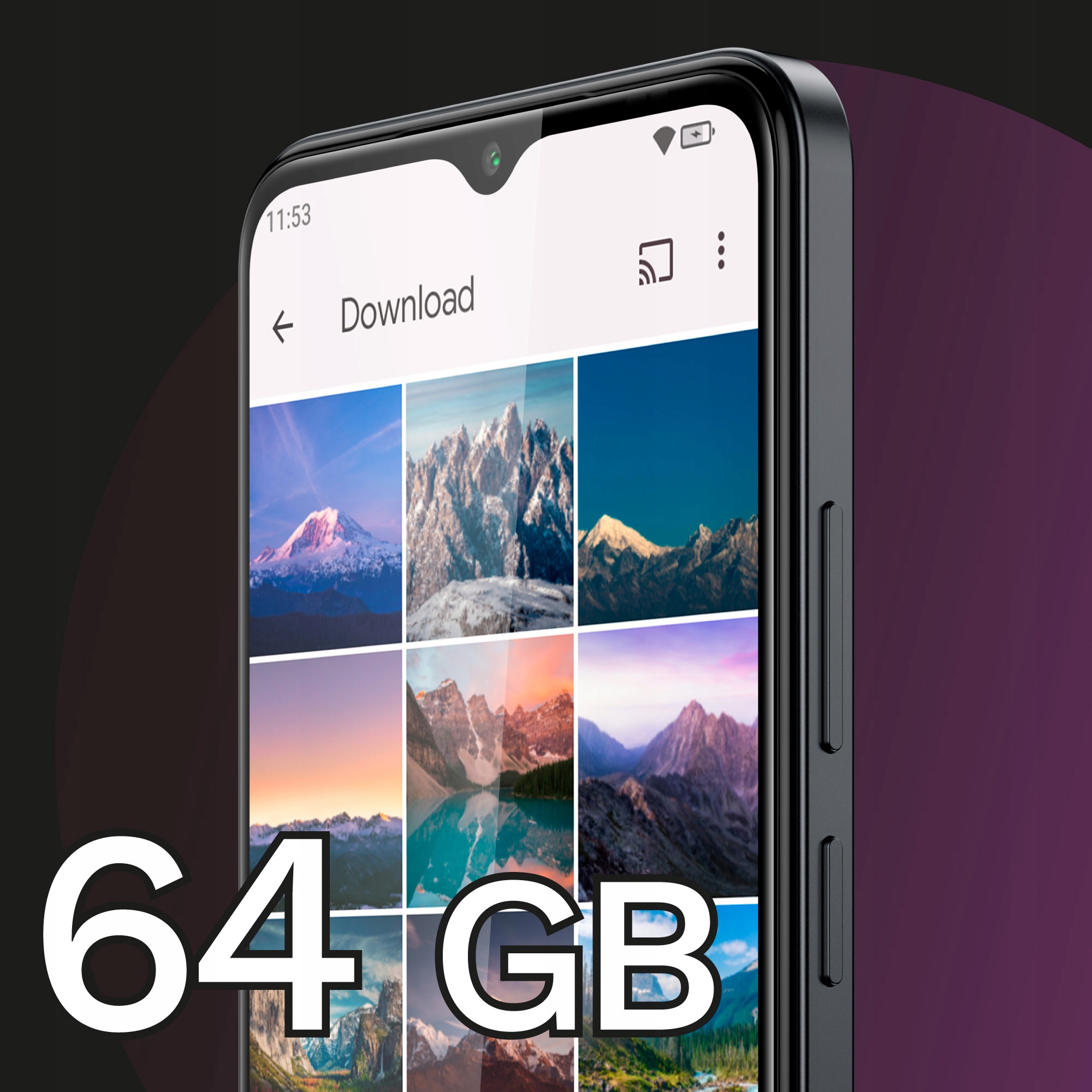 Smartfon Kruger&Matz FLOW 11 6,56" 4/64GB DualSIM 4000mAh LTE szary