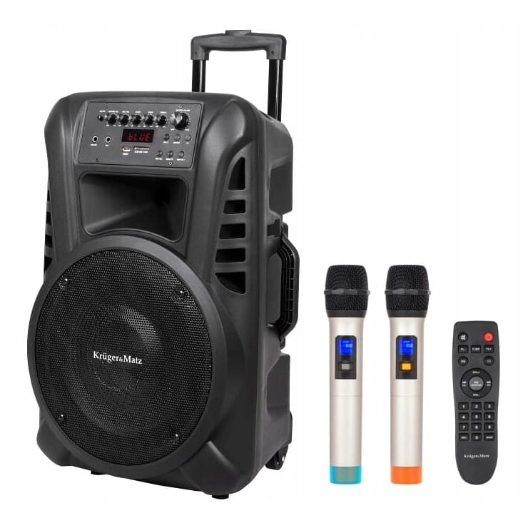 Głośnik Bluetooth KOLUMNA MIKROFON KARAOKE USB SD