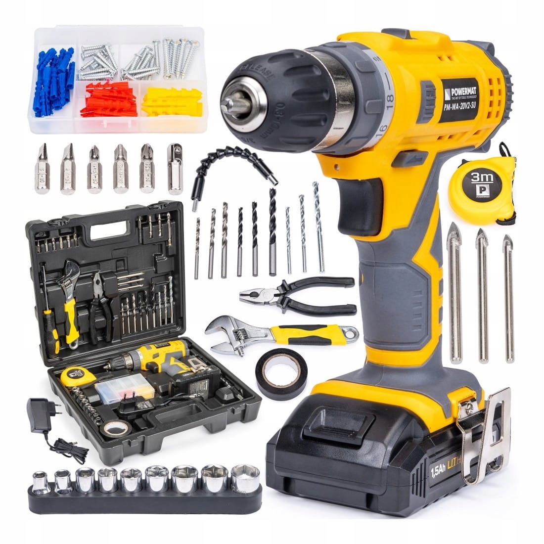 WKRĘTARKA akumulatorowa wiertarka 100 ele