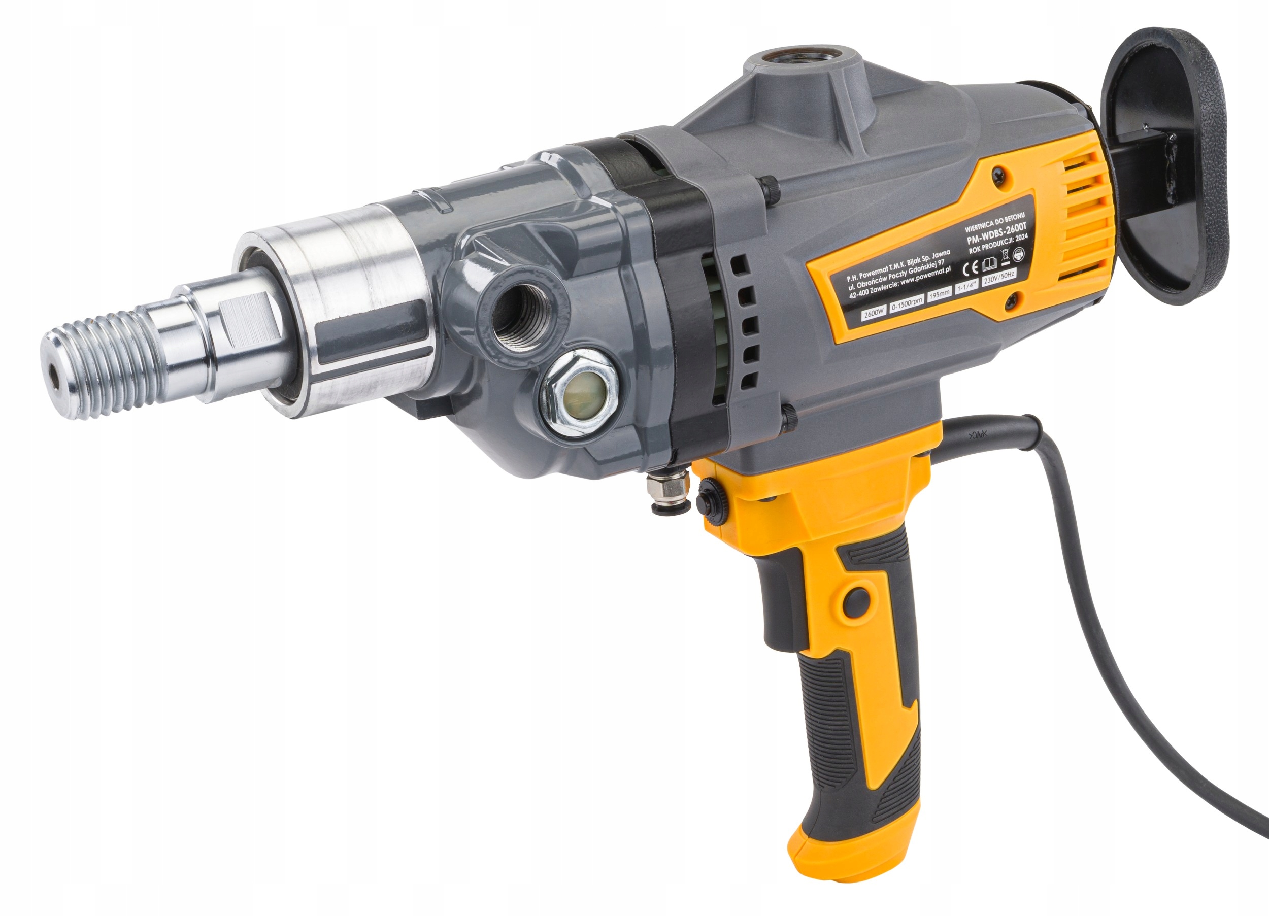 WIERTNICA DO BETONU OTWORNICA statyw 2600W 0-1500 obr/min na MOKRO i SUCHO