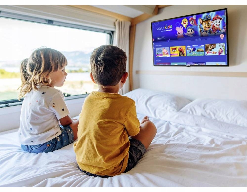 Telewizor do KAMPERA SMART VIDAA TV WiFi DYON 24'' HD LAN Ci+ APLIKACJE 12V