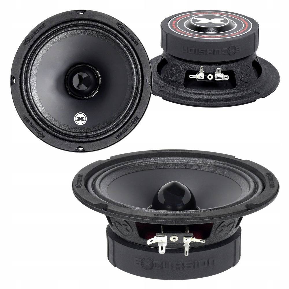 Głośniki samochodowe średnio-niskotonowe Excursion 165mm 400W 4 ohm STOŻEK