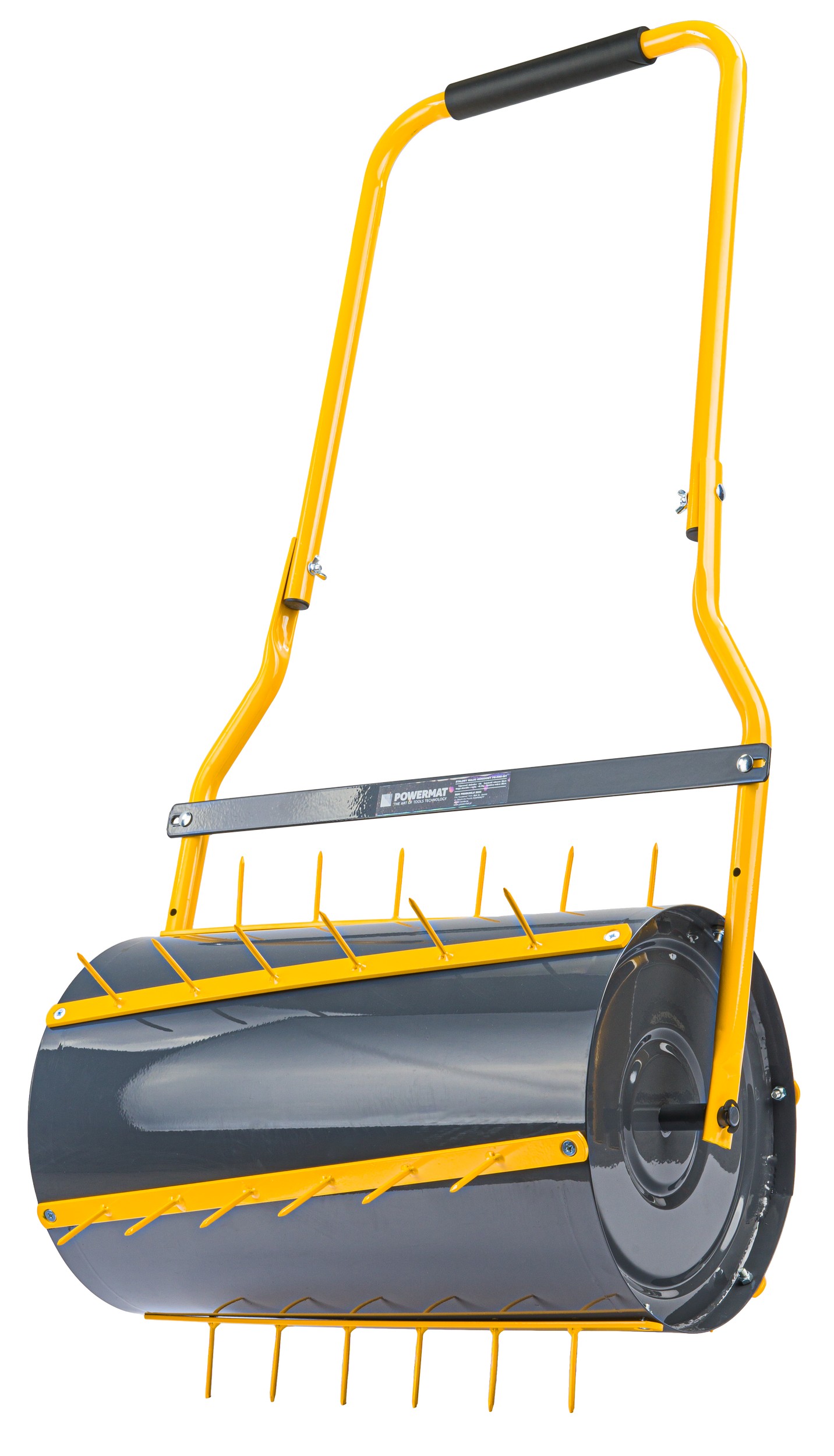 Walec do TRAWY ogrodowy AERATOR do trawnika ubijak do gleby ziemi 35L 50cm