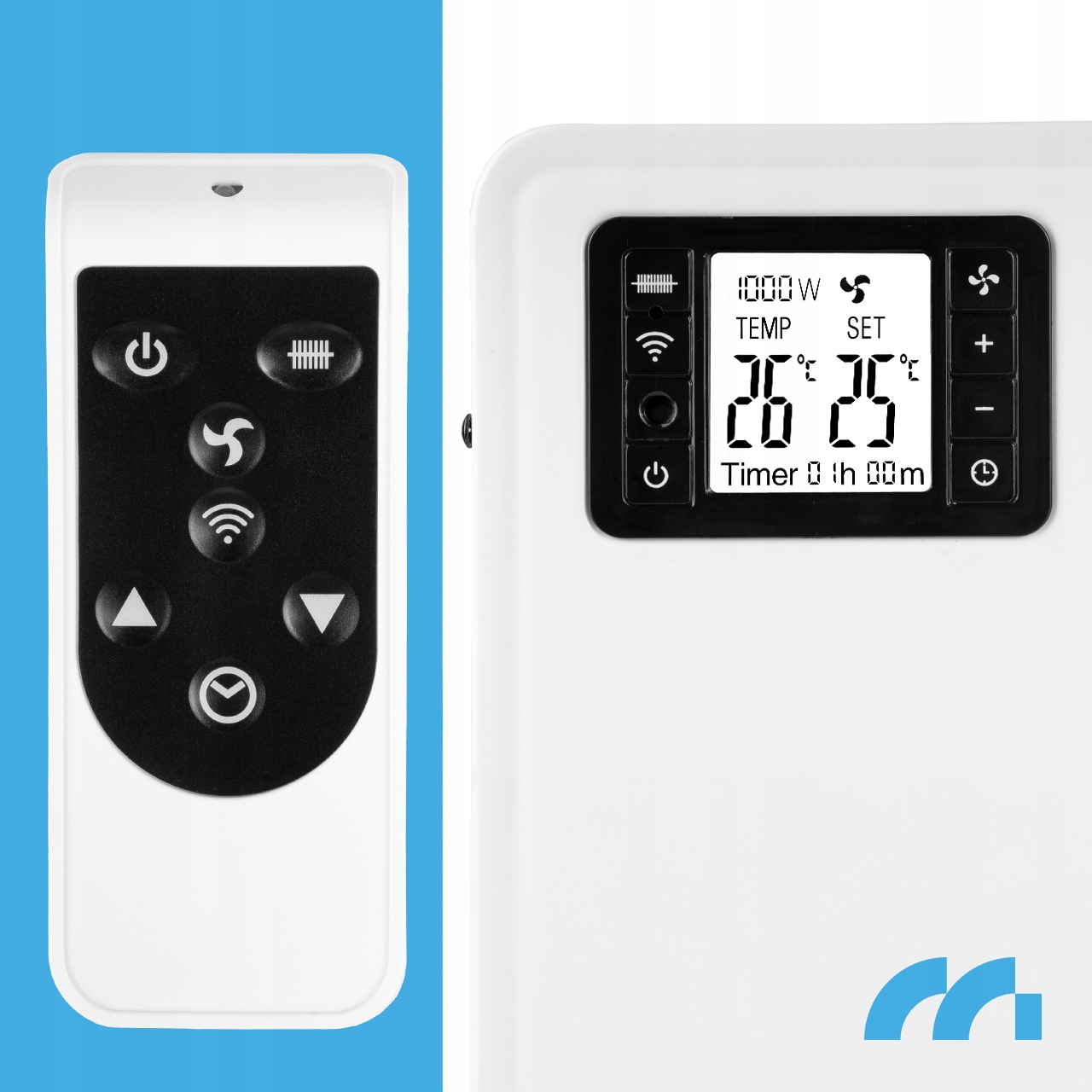 Grzejnik elektryczny 2300W KONWEKTOROWY termostat WIFI aplikacja PILOT