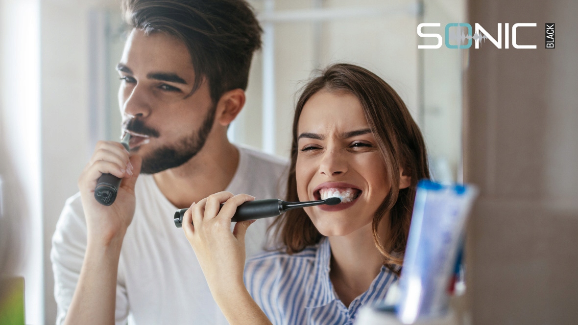 Szczoteczka Soniczna do Zębów Sonic Black