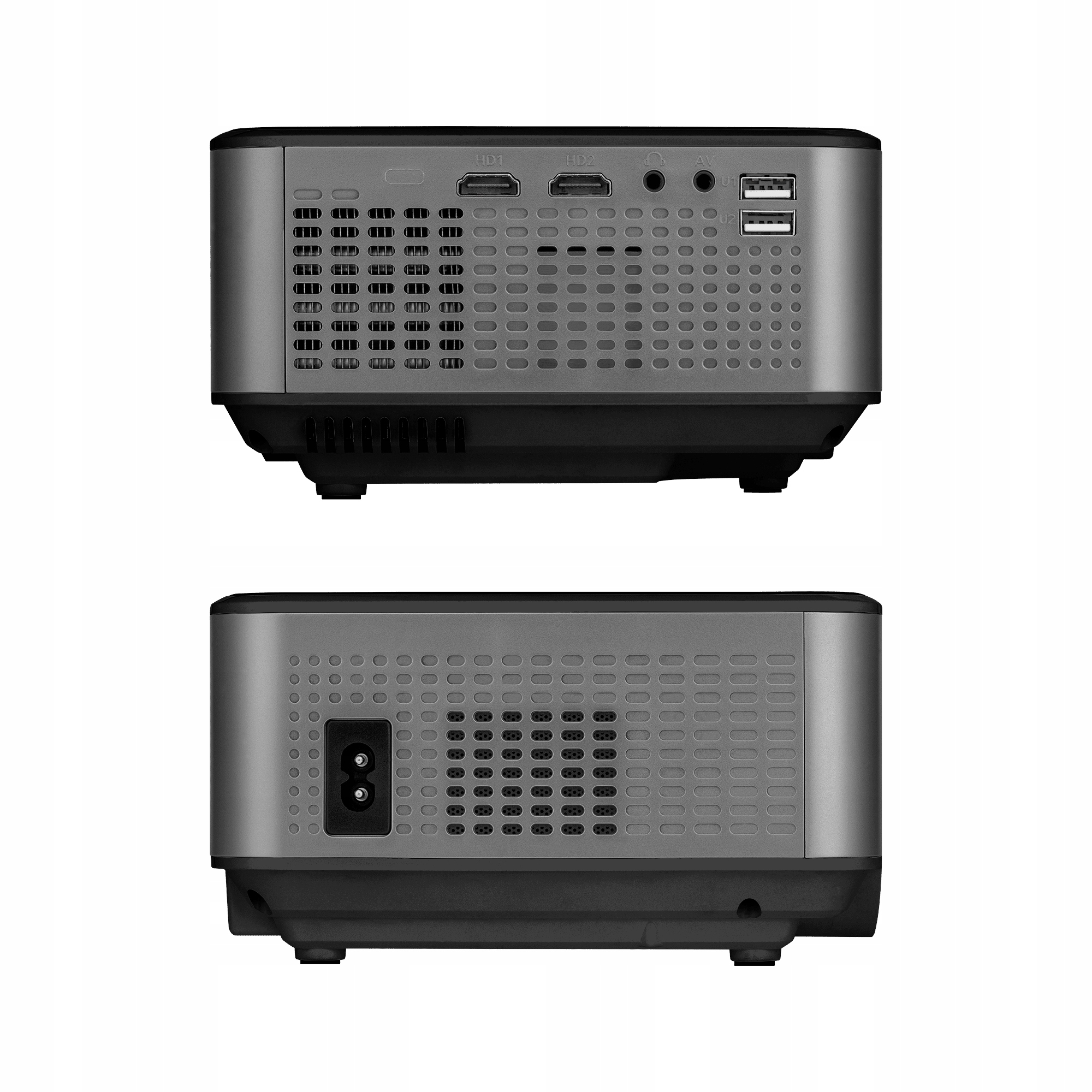 Projektor LED Full HD WiFi USB BT 5000 Lm 150 cali rzutnik pilot