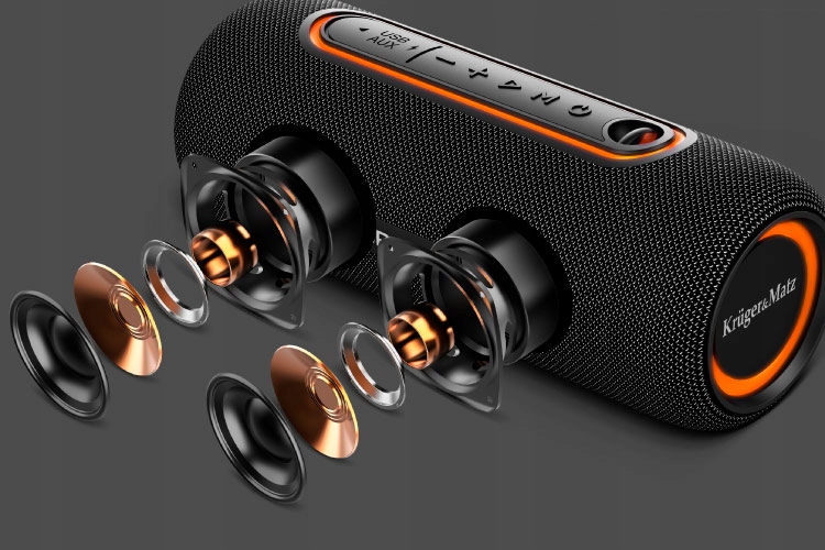 Głośnik Bluetooth 5.0 K&M TWS USB AUX IPX5 20W