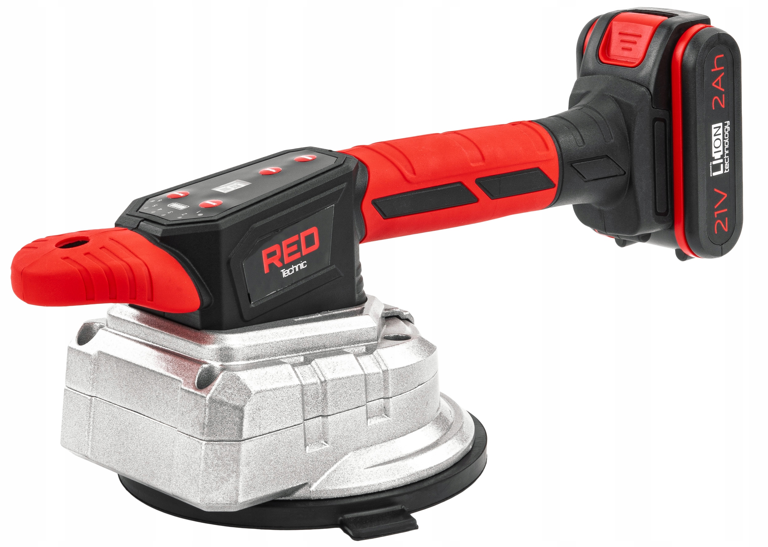 Przyssawka WIBRACYJNA do PŁYTEK 100KG wibrator AKUMULATOR 2x21V 2Ah WALIZKA