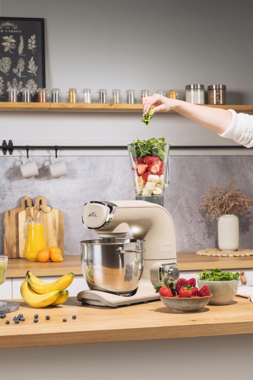 Robot kuchenny MIKSER PLANETARNY ETA Gratus SMART 1500W misa 5,5L BLENDER