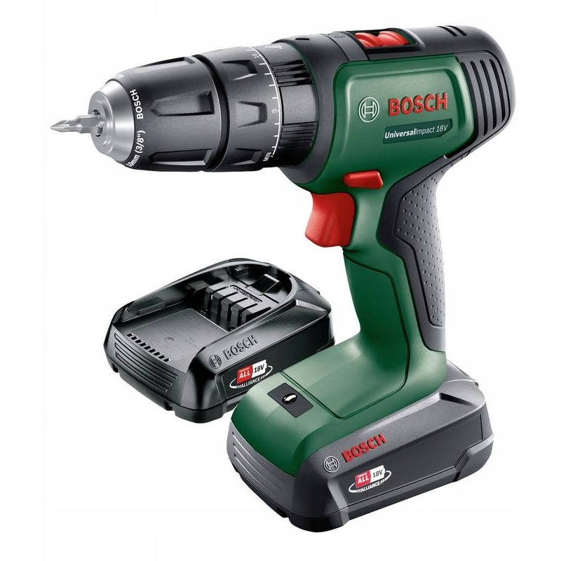 Wiertarka udarowa Bosch 18V Duży Zestaw 2,5Ah