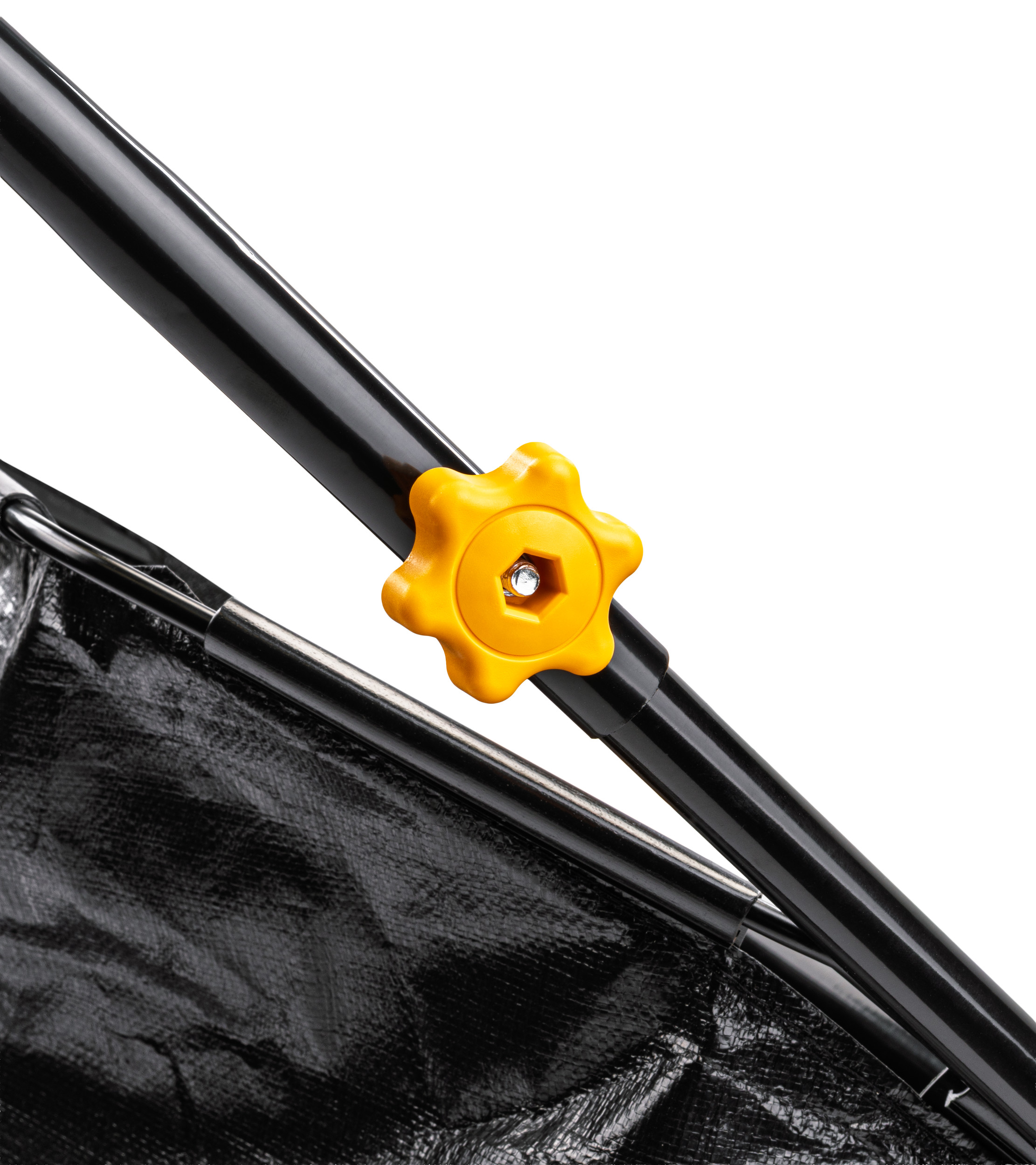 Zbieracz do liści TRAWY ręczny ZAMIATARKA kosz 100L REGULACJA WYSOKOŚCI