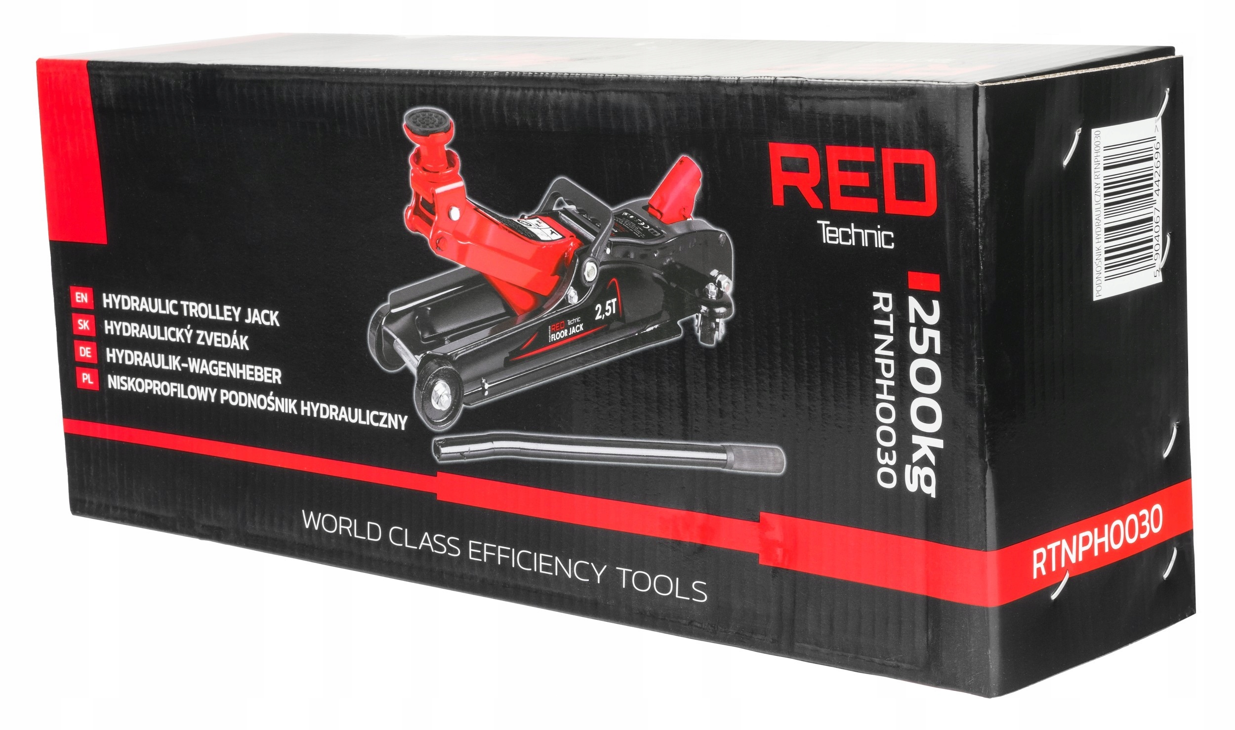 Podnośnik samochodowy udźwig 2.5T LEWAREK hydrauliczny ŻABA 115 - 360mm