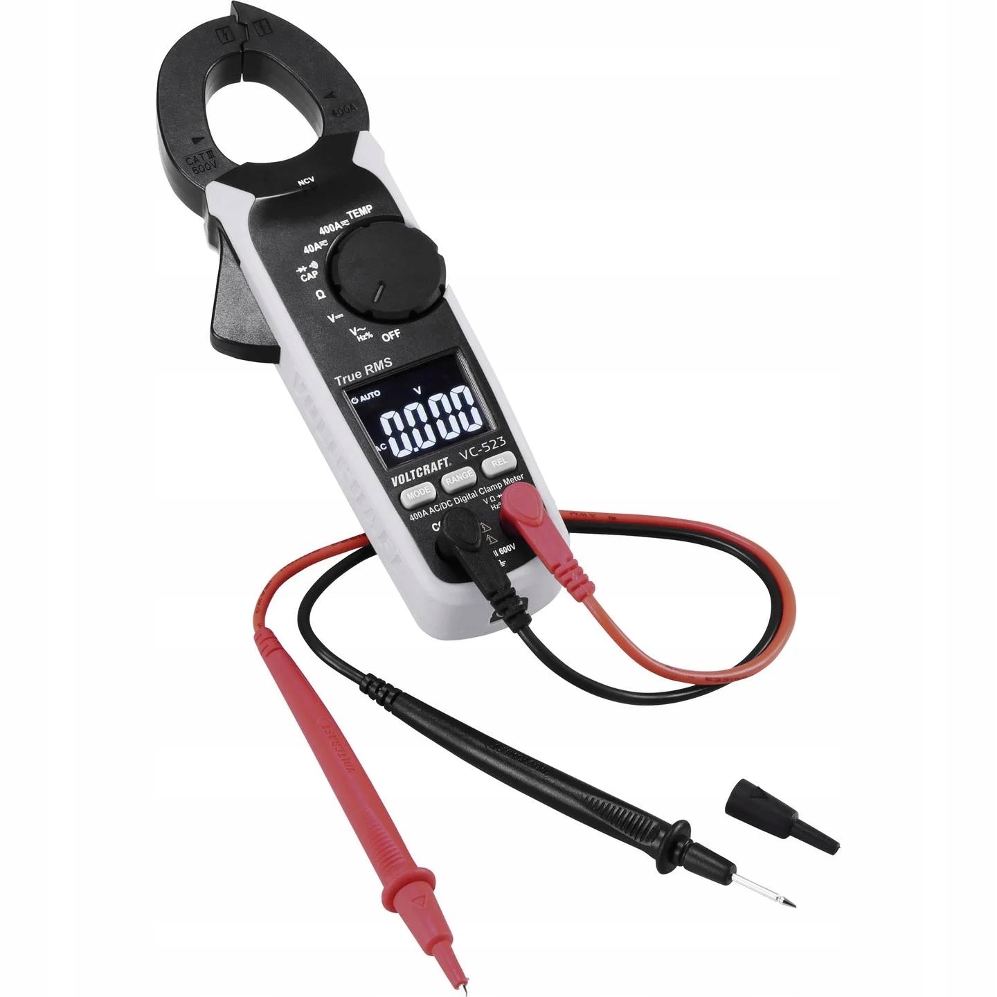 Miernik cęgowy multimetr CAT III 600V