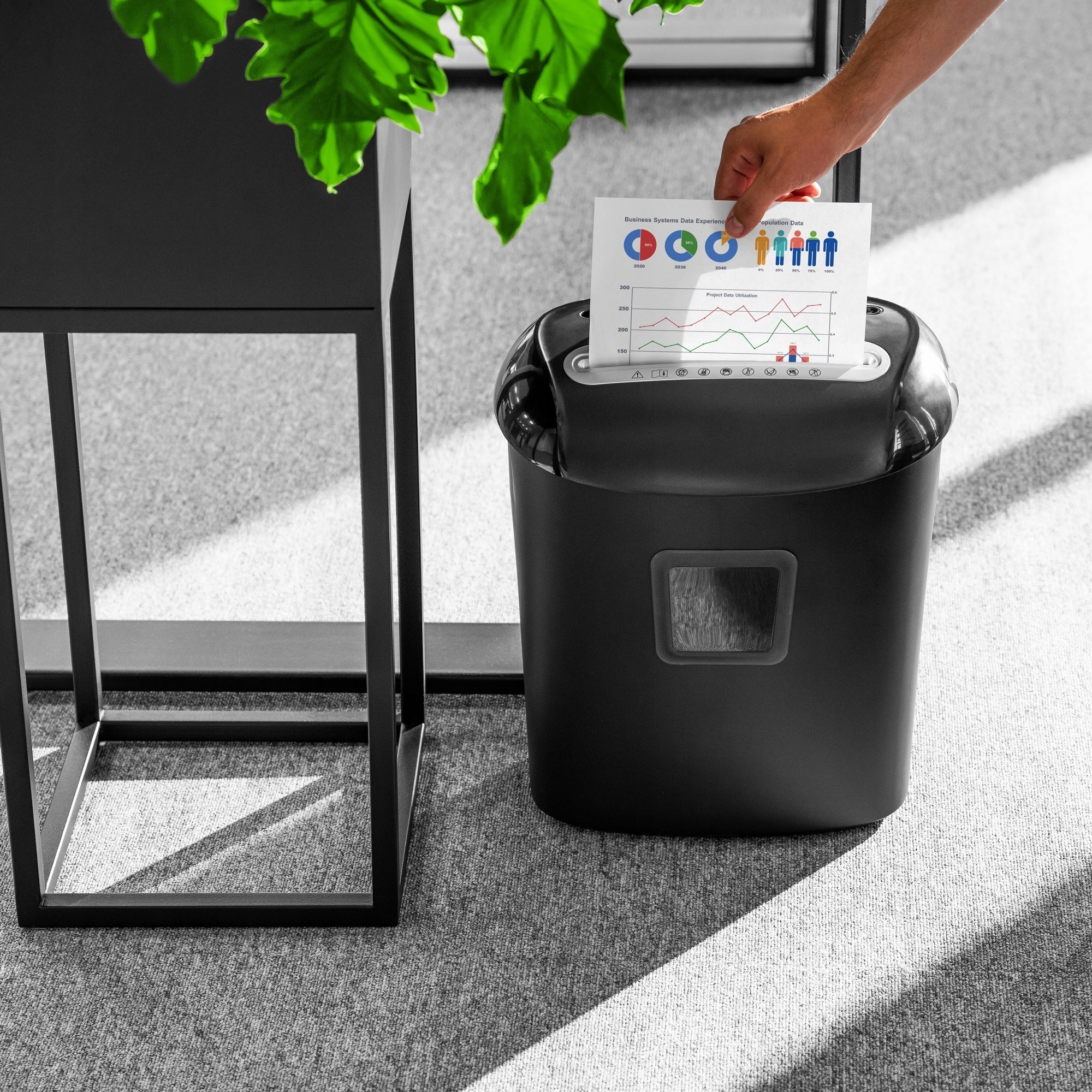 NISZCZARKA dokumentów KOSZ 21 L karty płyty CD