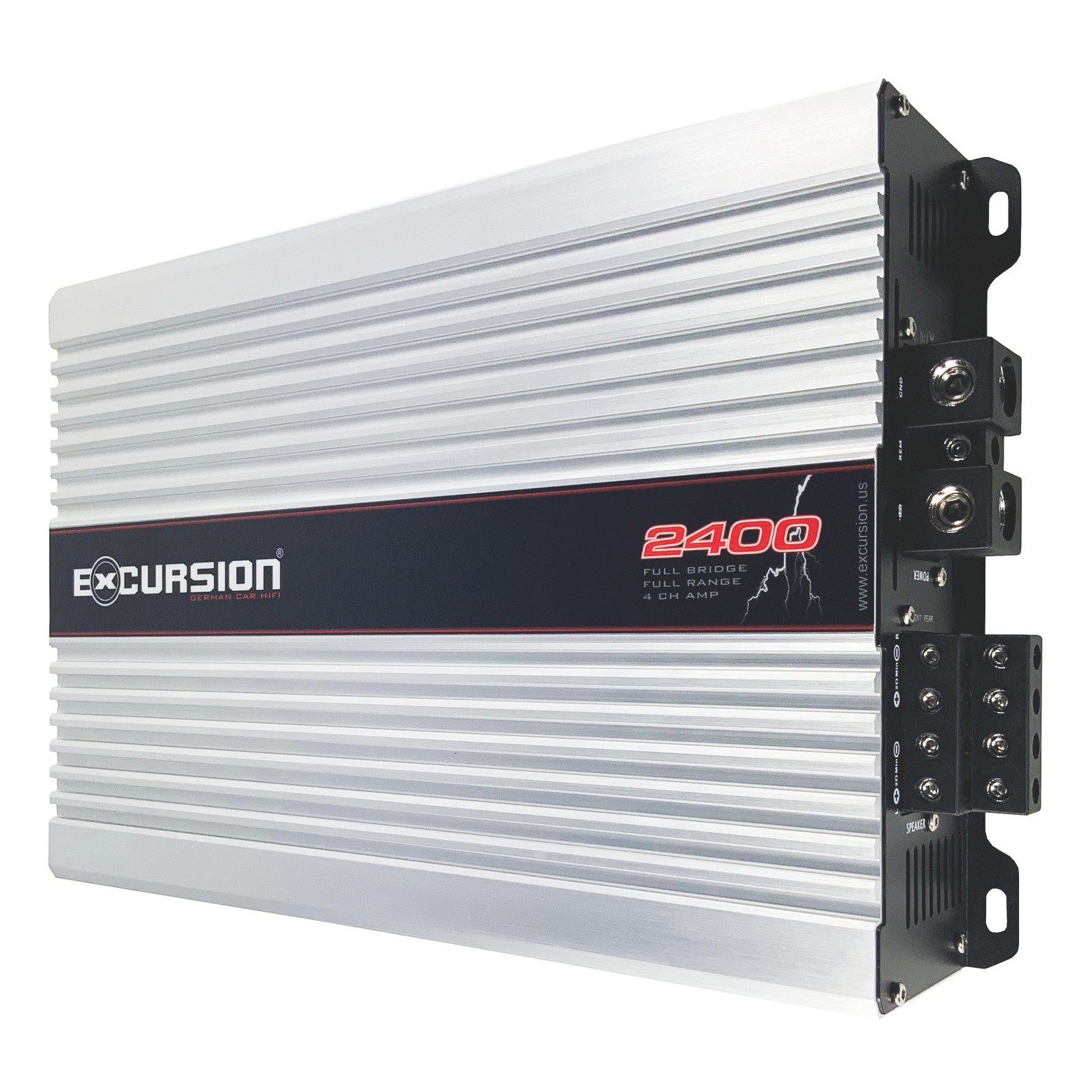 Wzmacniacz samochodowy Excursion 4 kanały 2400W