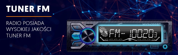 Radio samochodowe 1DIN Bluetooth USB Pilot ISO