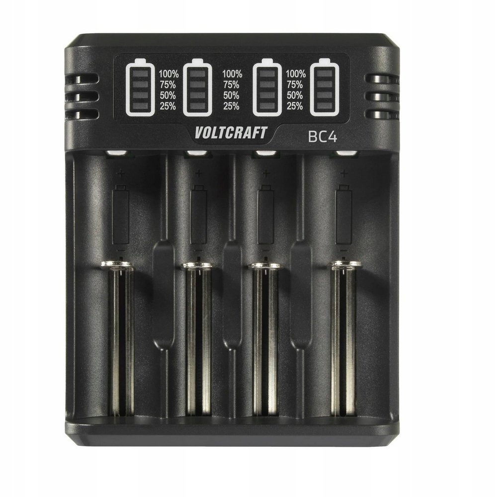 Ładowarka akumulatorków do ogniw LiIon NiMH 4 gniazda AA AAA C 500 mA