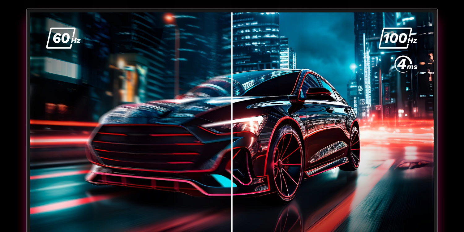 Monitor do komputera E-LED FULL HD IPS 24 cale KrugerMatz HDMI VGA 100Hz