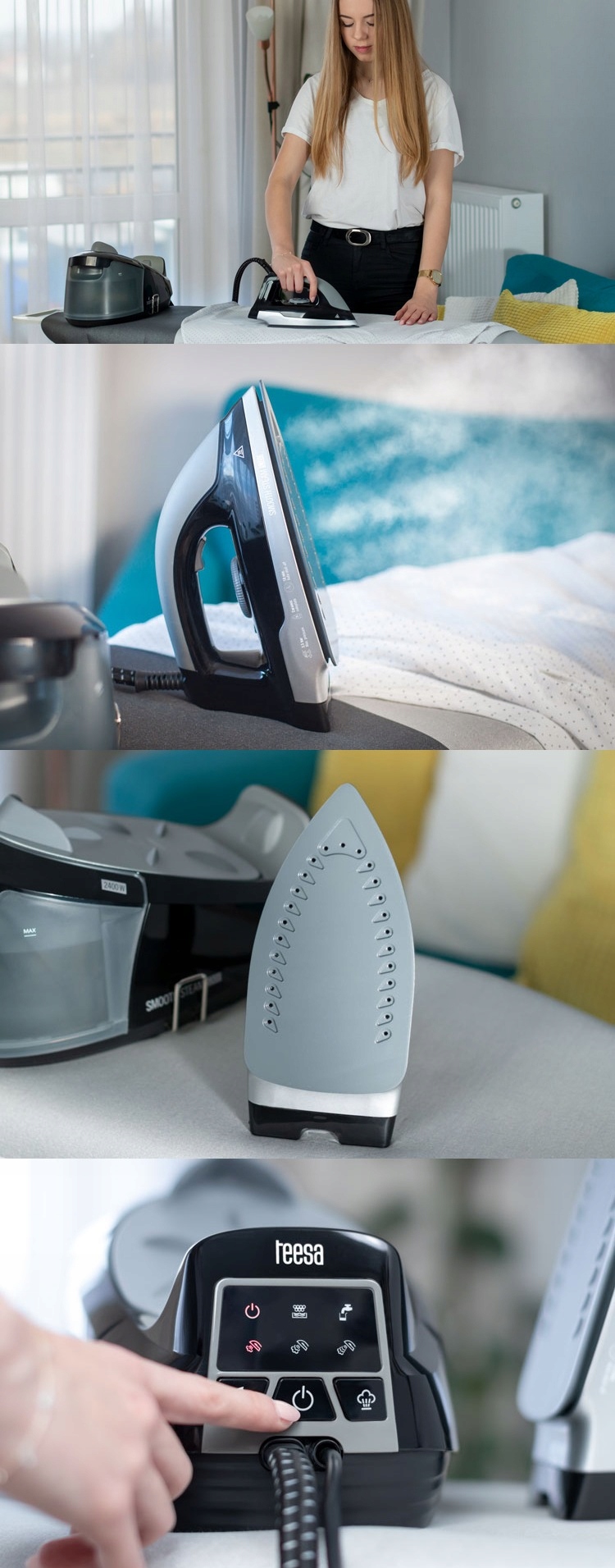 Żelazko Parowe z Generatorem Pary 2400W