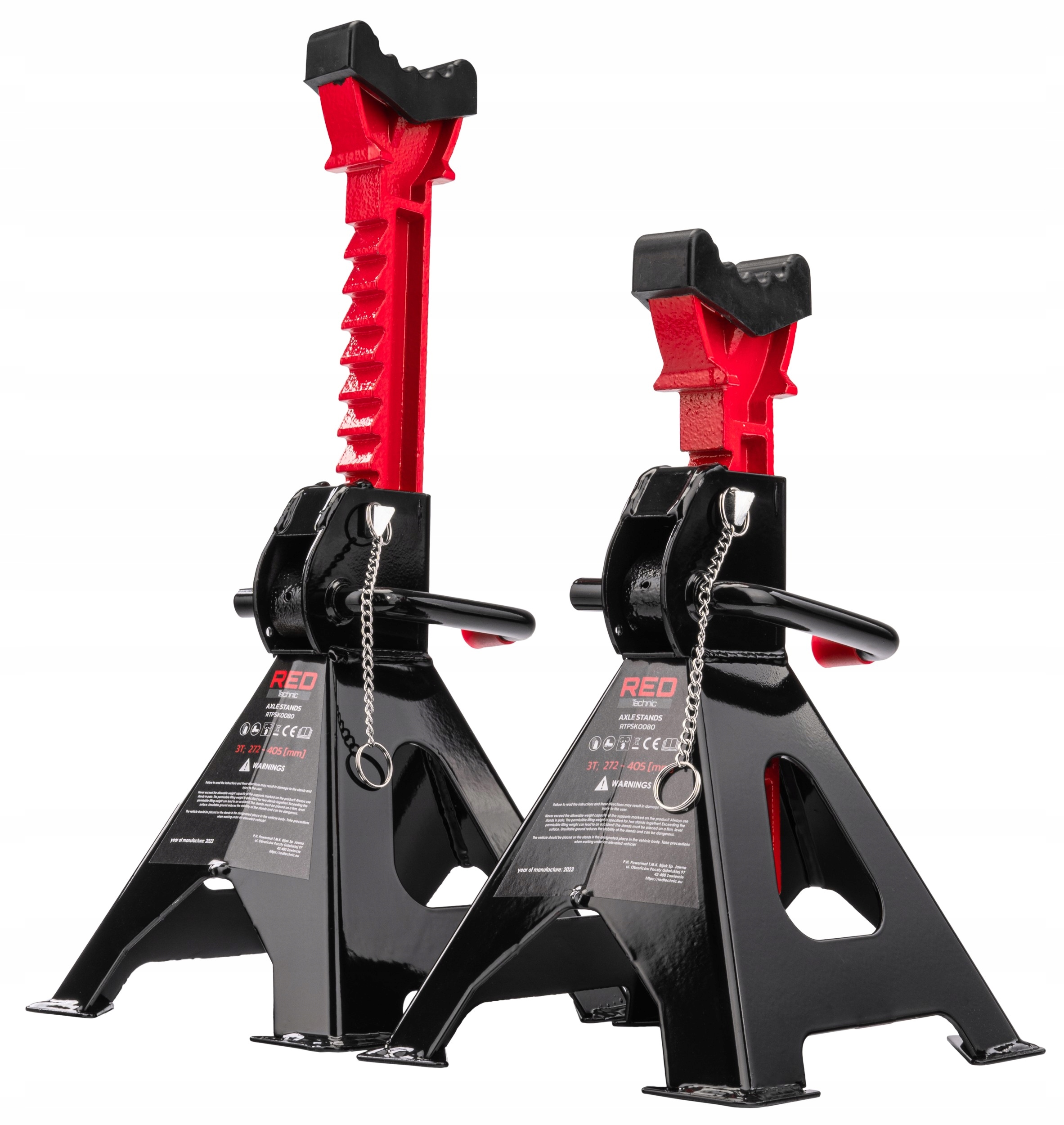 Kobyłki PODPÓRKI samochodowe do 3 ton stojaki REGULOWANE 272 - 405mm 3000kg