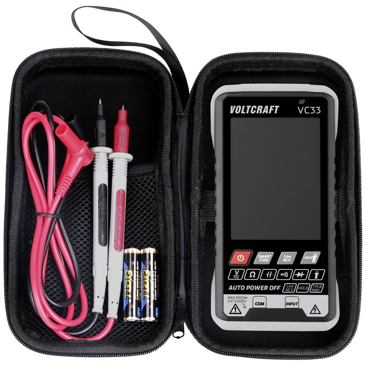 Multimetr MIERNIK specjalistyczny WYŚWIETLACZ CAT III 600V latarka True RMS